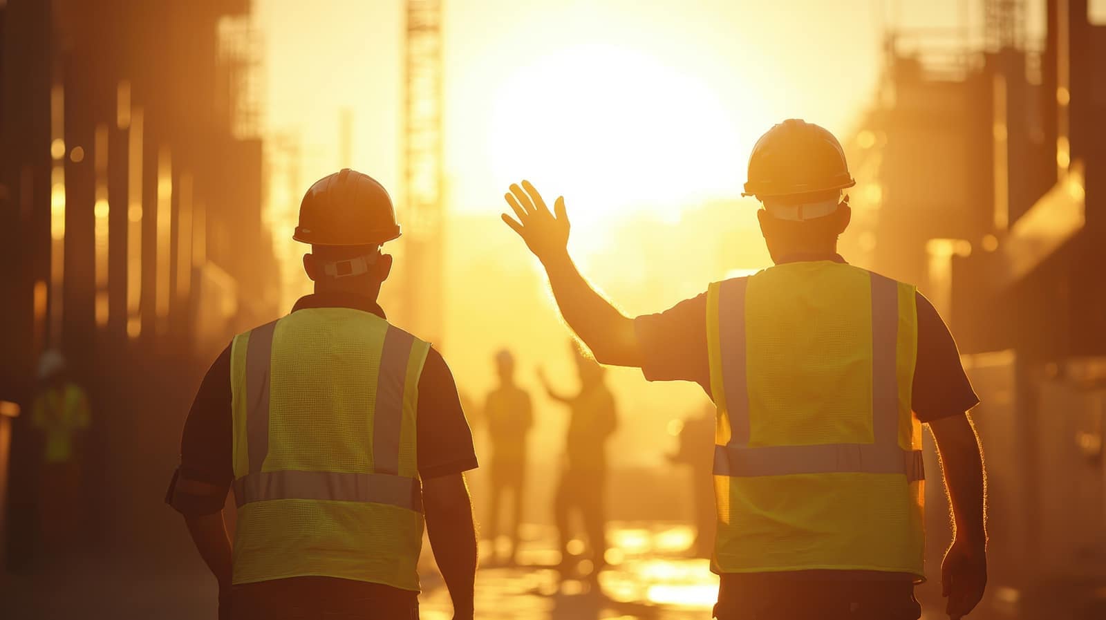 Southeast Services team members on a job site